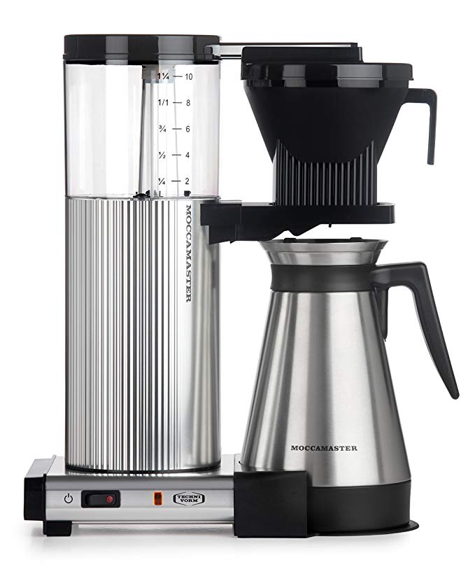 Technivorm Moccamaster 89912 Coffee Machines, 40 oz, Polished Silver