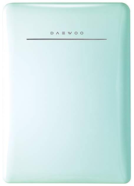 Daewoo Retro Compact Refrigerator, 2.8 cu. ft., Mint