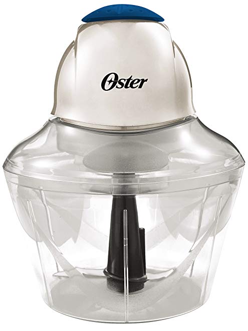 Oster FPSTMC1203 Accentuate Top Chop 4-Cup Chopper, 250-watt, Blue